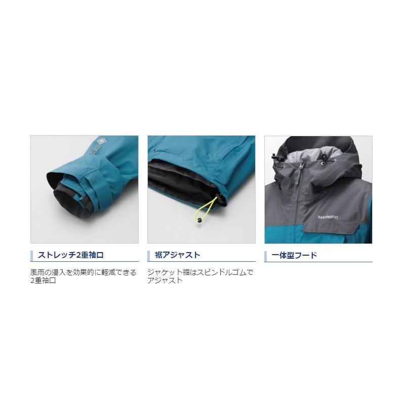 2020GORE-TEX エクスプローラーウォームジャケットRB-01JS Amazon.co.jp: シマノ(SHIMANO) フィッシングジャケット GORE-TEX