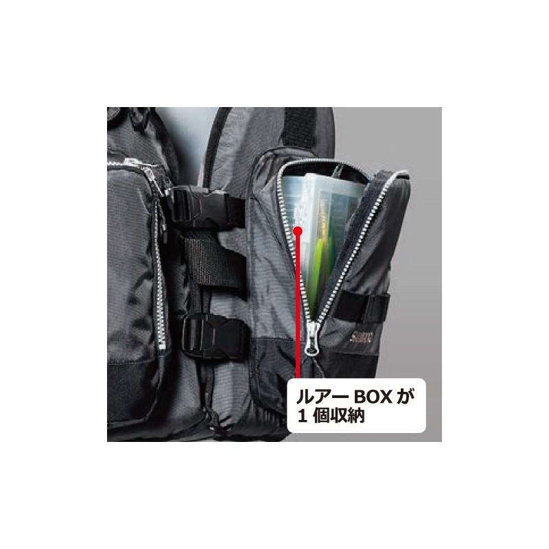 シマノ（SHIMANO） VF-278R XEFO・ゲームベスト フリー ブラックダック