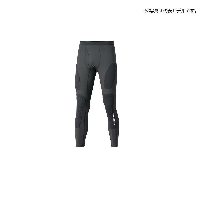 シマノ（SHIMANO） IN-068T SUN PROTECTION ハードタイツ ブラック L