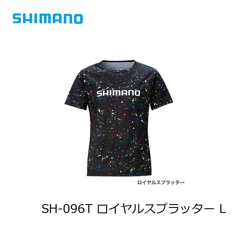 シマノ（SHIMANO） SH-096T Tシャツ(半袖) L ロイヤルスプラッター