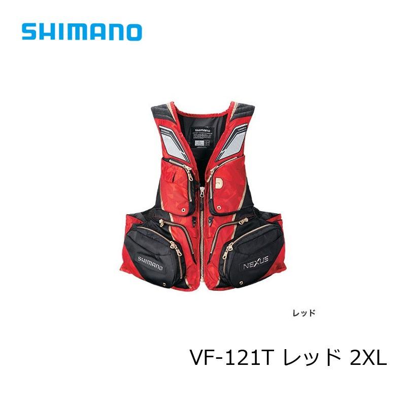 SHIMANO フィッシングベスト VF-121T ブラックカモ　サイズL シマノ VF-121T ネクサス フローティングベスト EX フルブラック
