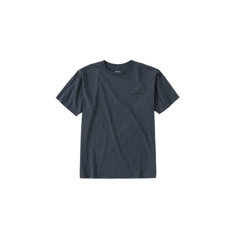 21年最新入荷 シマノ Sh 003v コットン グラフィック L ネイビー Tシャツ