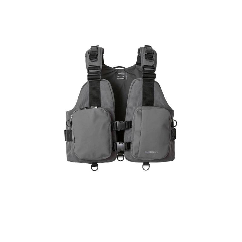 シマノ デタッチャブルゲームベスト VF-036V (グレー) シマノ（SHIMANO） VF-036V デタッチャブルゲームベスト F グレー