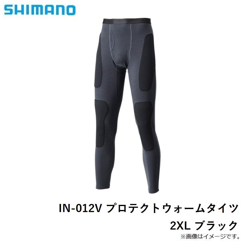 シマノ シマノ IN-012V プロテクトウォームタイツ 2XL ブラック : 釣具 