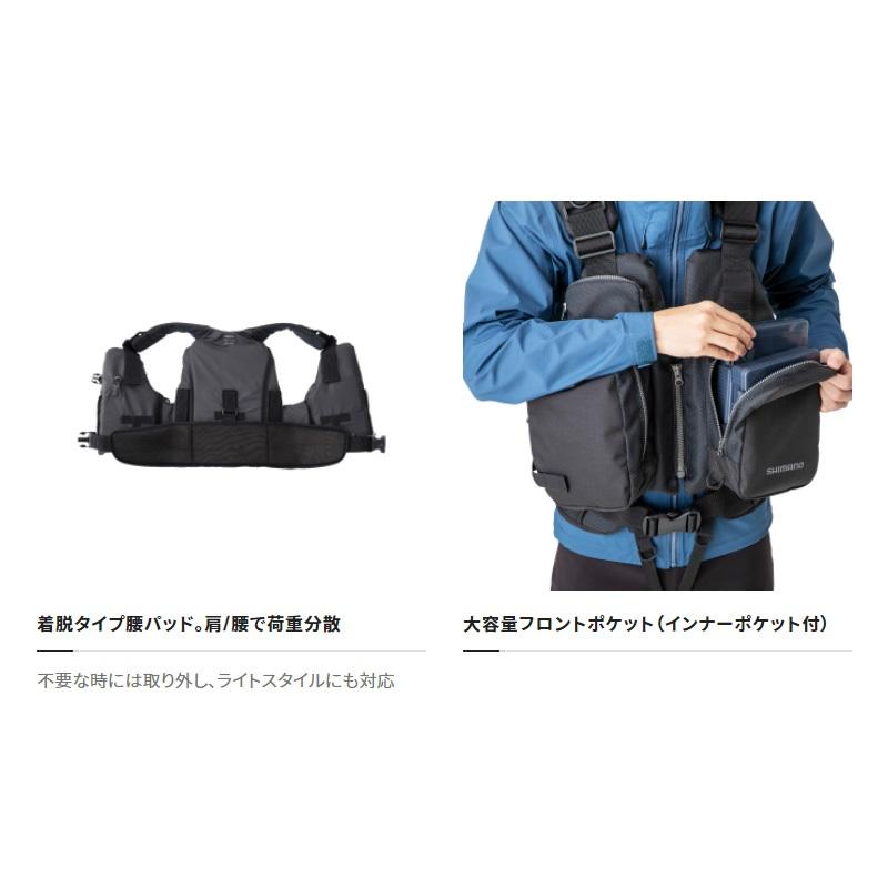 シマノ（SHIMANO） VF-025U サーフベスト F グレー 【在庫限り特価