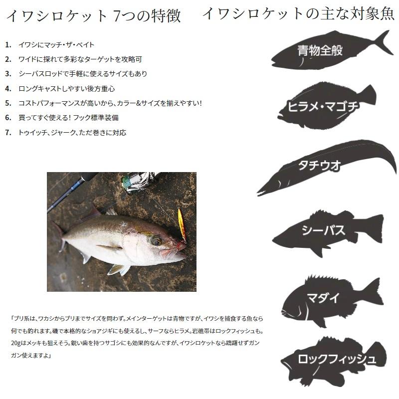 シマノ（SHIMANO） JM-C40R コルトスナイパー イワシロケット 40g 011