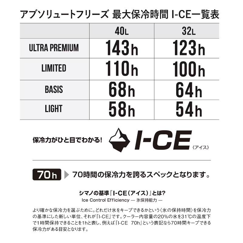 シマノ シマノ NB-240W アブソリュートフリーズ リミテッド 40L シマノ シマノ NB-240W アブソリュートフリーズ リミテッド 40L