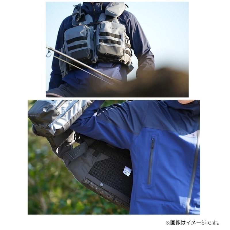 シマノ（SHIMANO） VF-274W アクトゲームベスト L ストームグレー 釣り