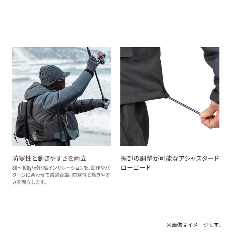 ①新品SHIMANO RB-036Wゴアテックスインサレーションレインジャケット Lサイズ RB-036W ゴアテックスインサレーションショートレイン