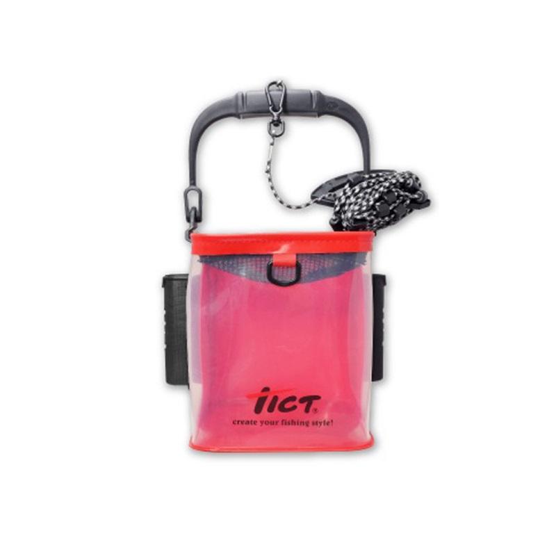 ティクト ホルダーバケツDX クリアレッド : 釣具のFTO - 通販 - Yahoo