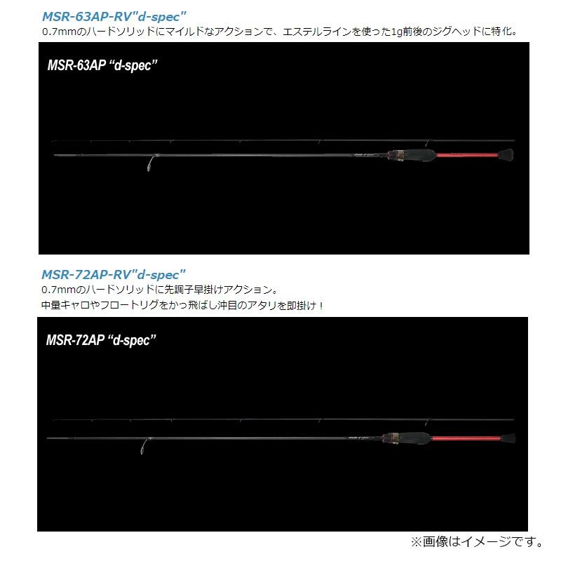 ティクト SRAM MSR d-spec MSR-72AP-RV : 釣具のFTO - 通販 - Yahoo