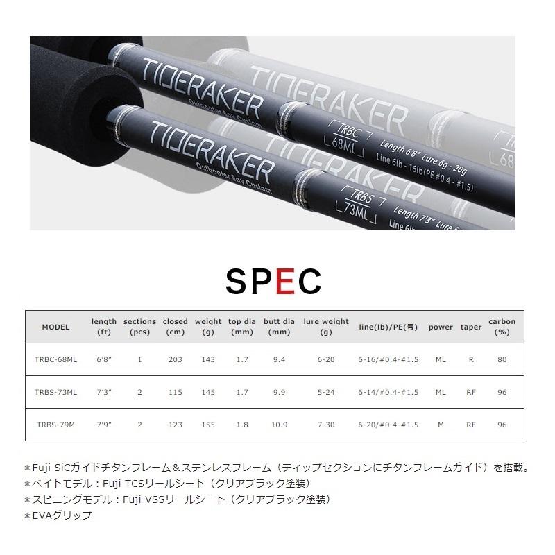 Valleyhill（バレーヒル） タイドレイカー アウトボーダー ベイ