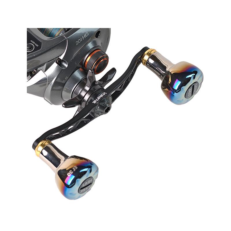 バレーヒル リールカスタムパーツ Valleyhill×Livre フェザー100(EP30)シマノ左用   G-ブラック Valleyhill（バレーヒル） Valleyhill×Livre フェザー100(EF30) シマノ