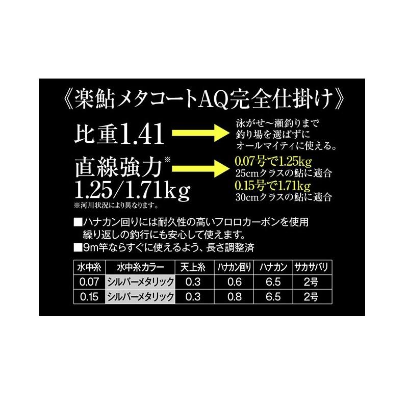 最大75 Offクーポン フジノライン 楽鮎メタコートaq完全仕掛 0 07 シルバーメタリック Cisama Sc Gov Br