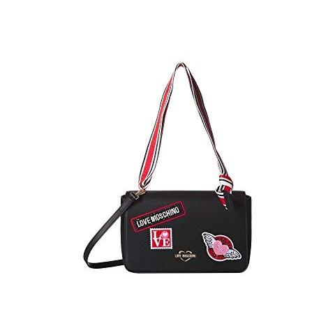 カジュアル ファッション レディース 女性用 Moschino バッグ Love Patch Moschino Tophandle Patch Tophandle レディースファッション スニーカー y01nero トゥットゥラン