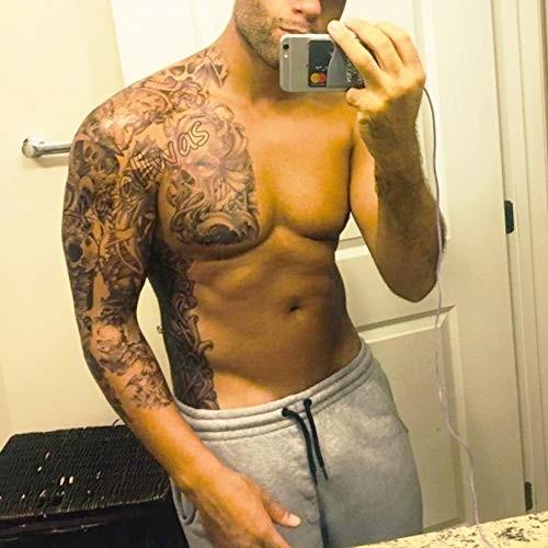 Yesallwas タトゥーシール 大型 特長 肩から手首 6枚セット 和柄 入れ墨シール リアル 大判 防水 長持ち 和彫り 刺青シール ボディーシ Yggdrasill 通販 Yahoo ショッピング