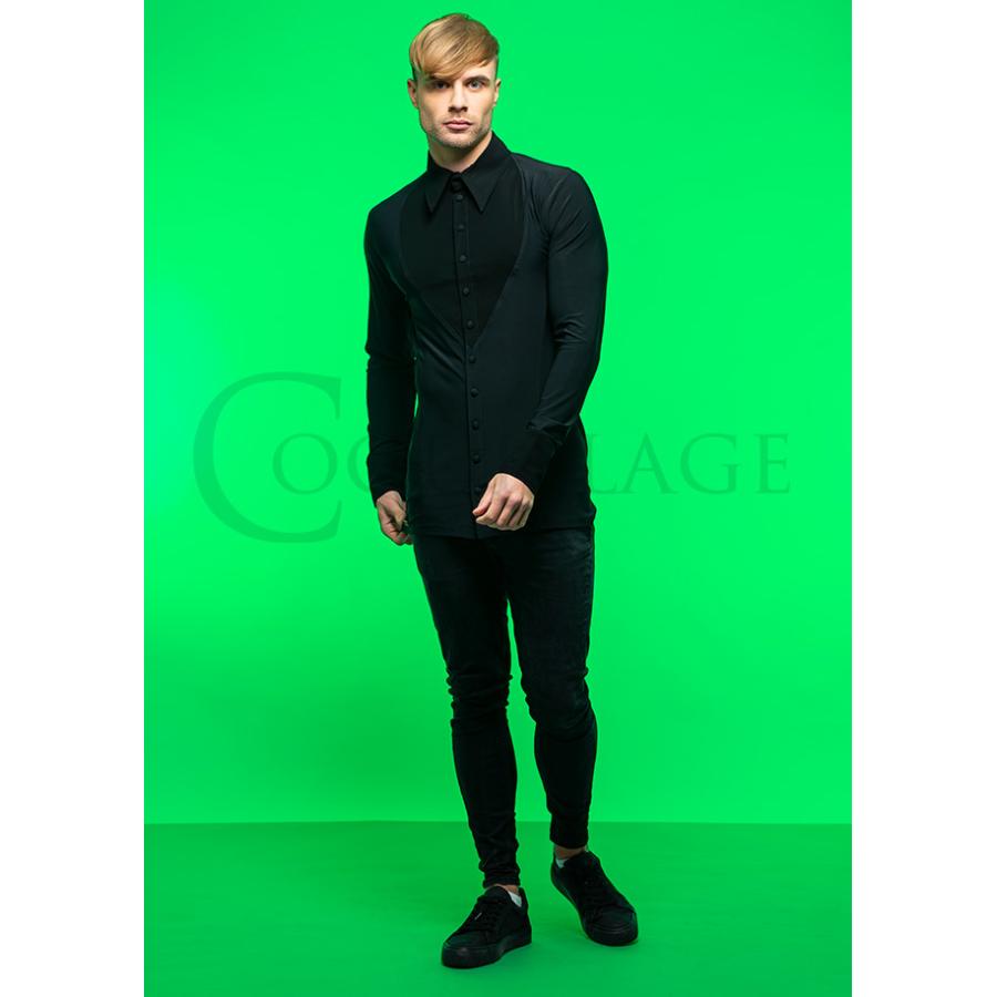 社交ダンス 社交ダンス衣装 メンズ シャツ トップス 練習着