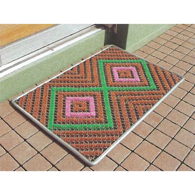 玄関マット VCハードマット N （60×90cm） ｜ 屋外用 #6 靴ぬぐい 泥落とし コンドル 靴拭き エントランスマット 庭いじり ...