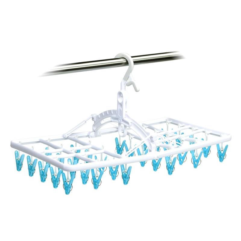 ピンチハンガー 便利フック快適 角ハンガー 30ピンチ ブルー 洗濯物干し 洗濯ハンガー びーんず生活雑貨デポ 通販 Paypayモール