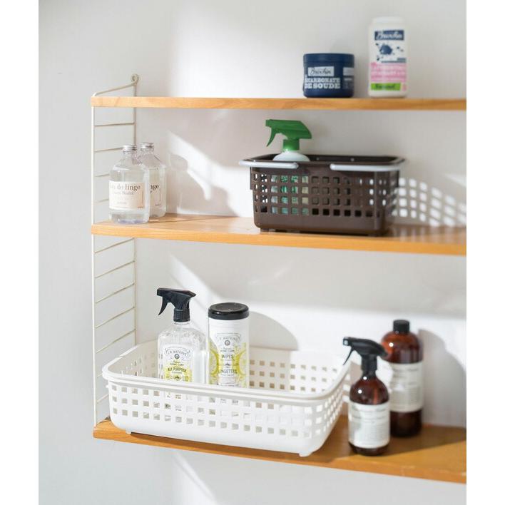 吉川国工業所 脱衣カゴ ランドリーバスケット SS ホワイト ｜ 洗濯かご