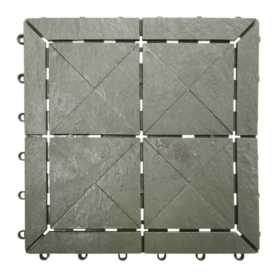 山崎産業 ベランダ タイル【ケース販売】 石目ユニット 30×30cm