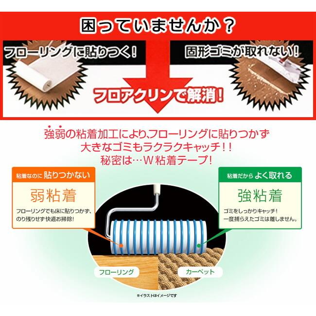 コロコロ ワイド フロアクリン コロコロ スペアテープ 掃除用具 ワイド 2巻入 C2502 お買い得個セット びーんず生活雑貨デポ 通販
