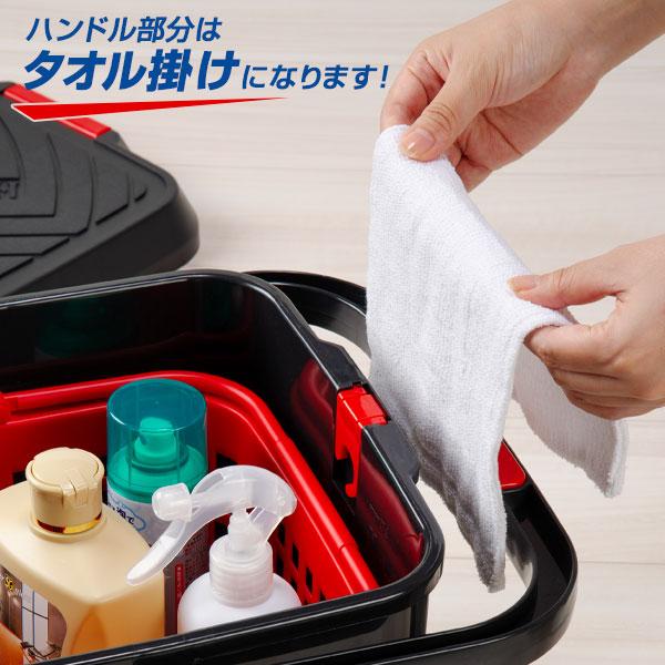 イノマタ化学 かしこいバケツ 17L 3216 ｜ バケツ 洗車 踏み台 フタつき ばけつ カゴつき 日本製 ステップ 潮干狩り 掃除用品 角型 | イノマタ化学 | 05