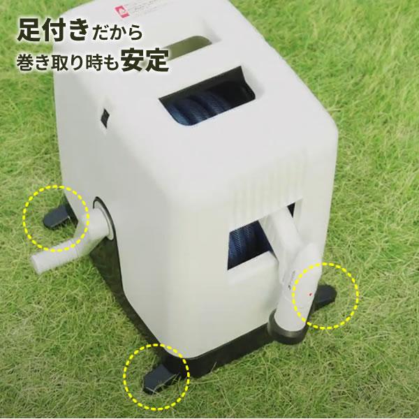 新品未使用　タカギ ホースリール オーロラBOXYツイスター 30m 内径12mm RC330TNB　園芸　洗車　 タカギ 散水ホースリール BOXYツイスター30m チャコールグレー RC330CG