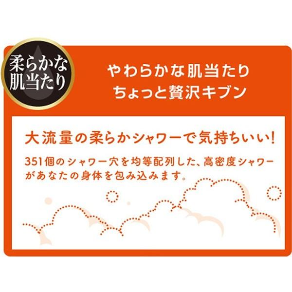 タカギ シャワーヘッド キモチイイ シャワー WS ヘッドのみ JSA021 | 工具不要 取り替え 付け替え アダプター付き|yh-beans|05