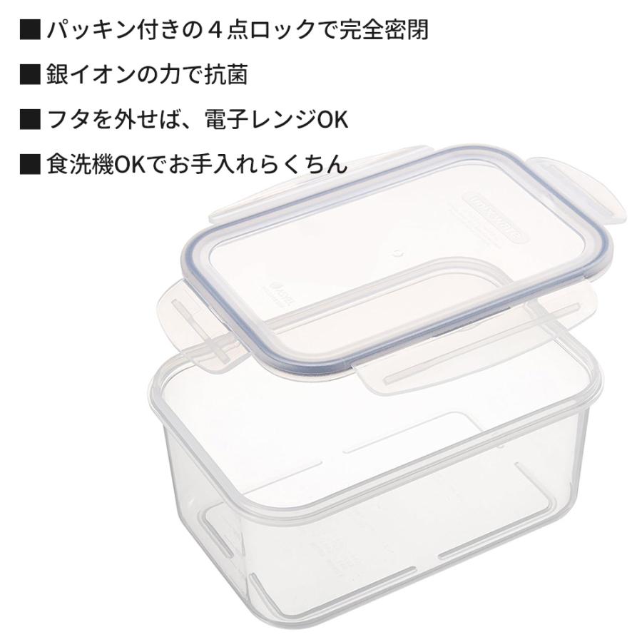 アスベル（ASVEL） 保存容器 密閉 ユニックス タイトロック Ag TLO-55
