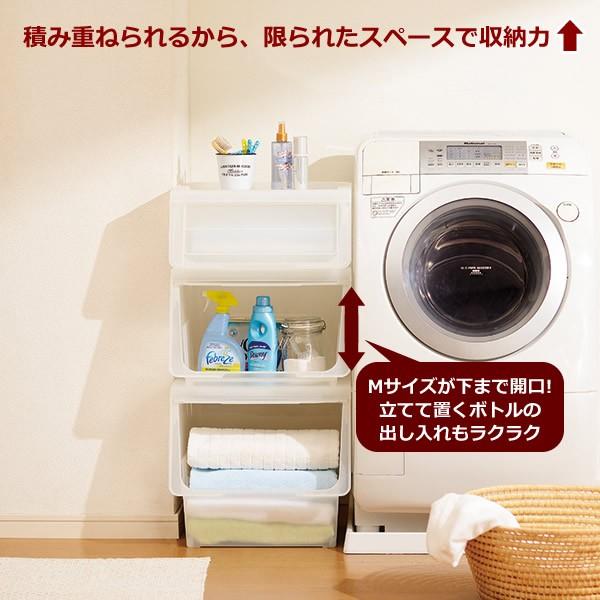 Fits 収納ケース PROfix カバコ L クリア ｜ 衣装ケース 収納ボックス