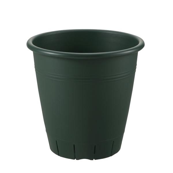 リッチェル プランター 海外最新 64％以上節約 ネバール 丸プランター 30型 ガーデニング ダークグリーン 植木鉢 プラスチック製 鉢639円