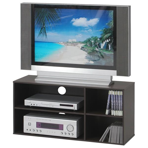 不二貿易（Fuji Boeki） テレビ台 ローボード 32型 幅89cm ブラウン