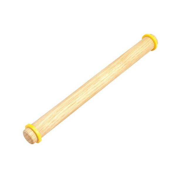 貝印 のし棒 kai House SELECT リング付きめん棒 36cm DL6311 | めん棒 麺棒 のばす 生地 クッキー タルト 手作り|びーんず生活雑貨デポ|01
