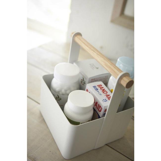 山崎実業 収納ボックス トスカ ツールボックス S ホワイト 2313