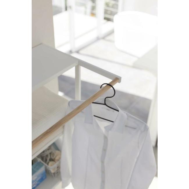 tower 山崎実業 洗濯機 ラック タワー 立て掛けランドリーシェルフ