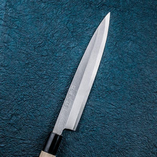 貝印 包丁 関孫六 銀寿本鋼 刺身包丁 刃渡り18cm AK5206 ｜ 柳刃包丁 魚 さばく 捌き 日本製 はがね 刃 ハガネ製 180mm｜yh-beans｜06