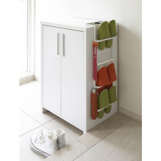 tower 山崎実業 タワー 引っ掛け式 スリッパラック ホワイト 6314