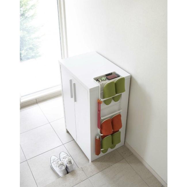 tower 山崎実業 タワー 引っ掛け式 スリッパラック ホワイト 6314