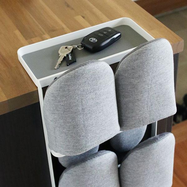 tower 山崎実業 タワー 引っ掛け式 スリッパラック ホワイト 6314