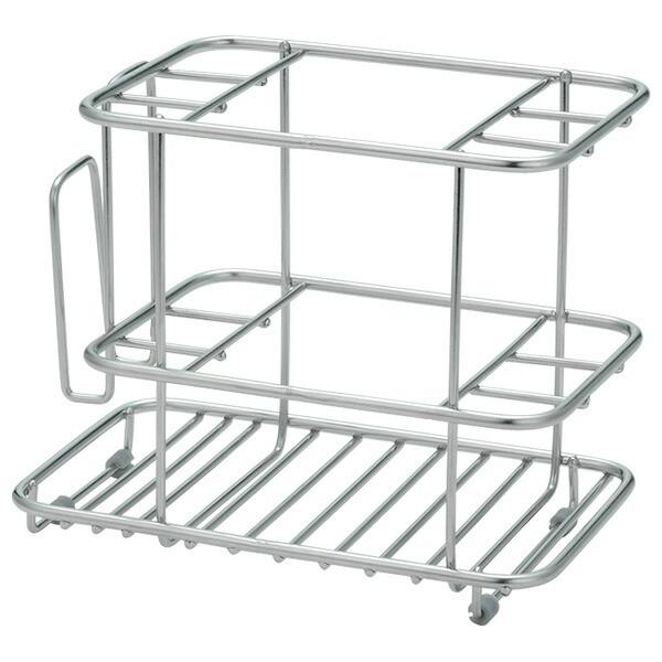 LEC（レック） 歯ブラシ立て ステンレス 歯ブラシスタンド 置き型 BB