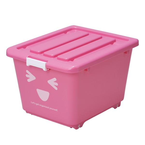 収納ケース ハッピーケース ショート ピンク 3091P ｜ 奥行50cm