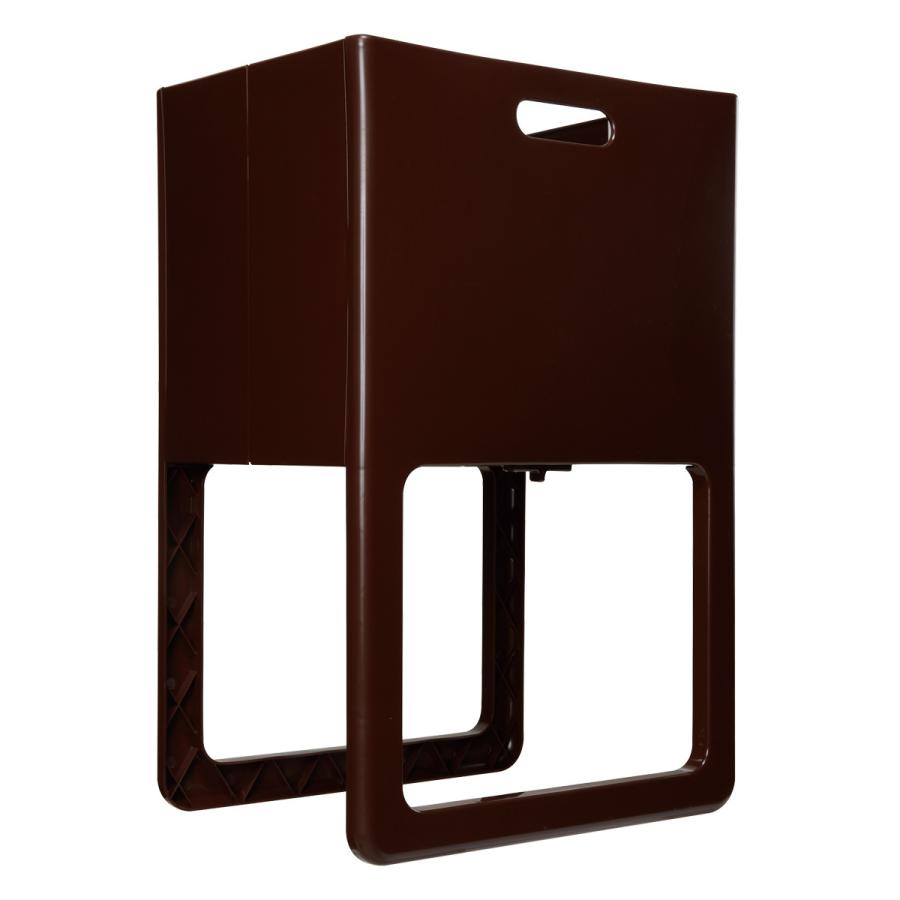 ACOT（アコット） 折りたたみ＆脚付バスケット チョコブラウン I-541