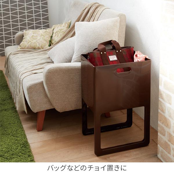 ACOT（アコット） 折りたたみ＆脚付バスケット チョコブラウン I-541