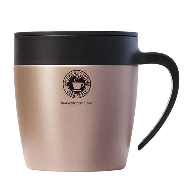 アスベル（ASVEL） 保冷 保温 真空断熱マグカップ 330ml シャンパン