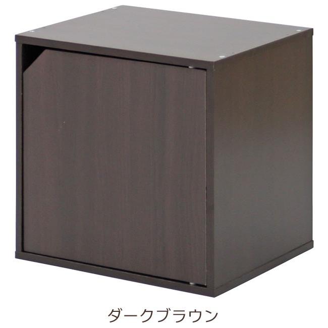 不二貿易（Fuji Boeki） カラーボックス キューブボックス 扉付き