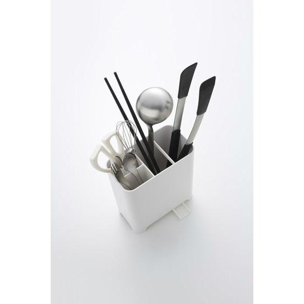 山崎実業 アクア キッチンツールスタンド ホワイト 3225 ｜ 箸立て