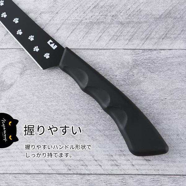 貝印 Nyammy ねこのフルーツナイフ(さや付き) DH-2722 | ニャミー 果物ナイフ 猫型 ペティナイフ 小型 包丁 鞘 ケース 付き|yh-beans|06