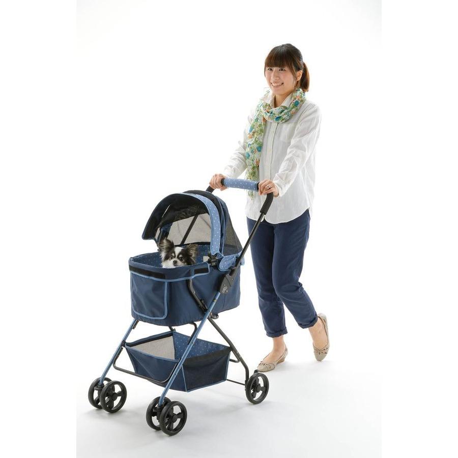 リッチェル（Richell） ペットカート エルフィ ブルー ｜ ペットバギー