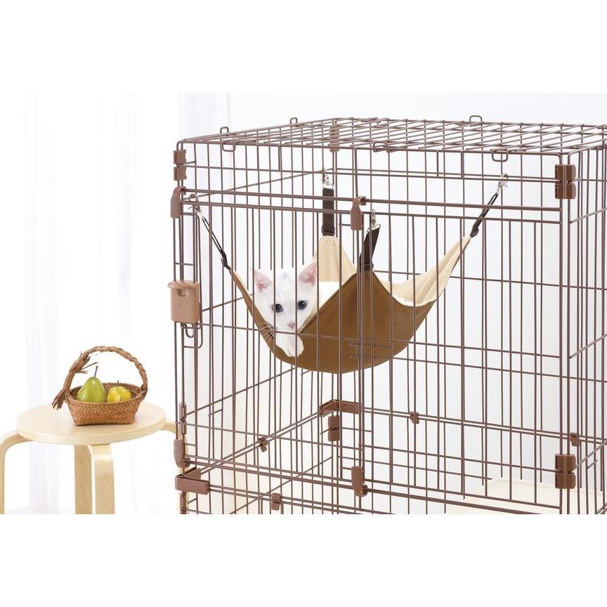 リッチェル 猫 猫ケージ キャットケージ ブラウン Sサイズ girlyapartment_ga-15744